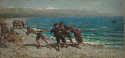 Fiskare vid Menton av Jules Breton