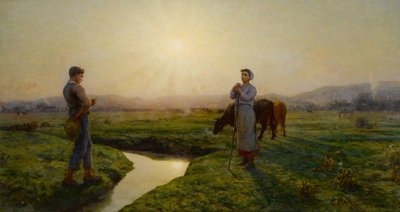På morgonen 1883. av Jules Breton