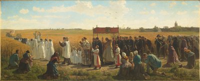 Välsignelsen av vetet i Artois av Jules Breton