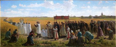 Välsignelsen av vetet i Artois av Jules Breton
