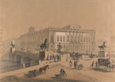 Beloselsky-Belozersky-palatset i Sankt Petersburg av Jules Charlemagne