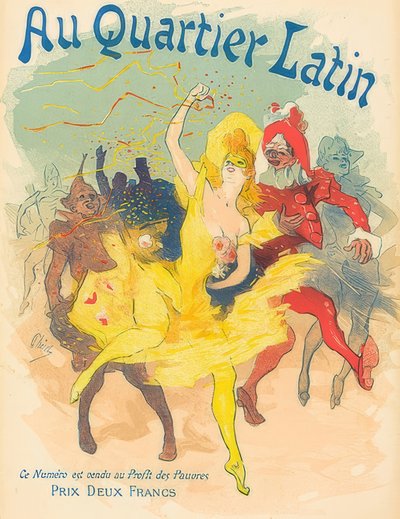 I Quartier Latin. 1894 av Jules Cheret