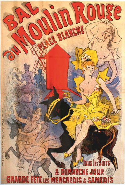 Moulin Rouge Ball, 1889. av Jules Cheret