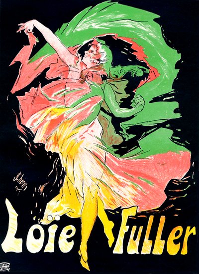 Loïe Fuller affisch, 1897. av Jules Cheret