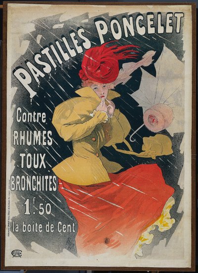 Poncelet sugtabletter av Jules Cheret
