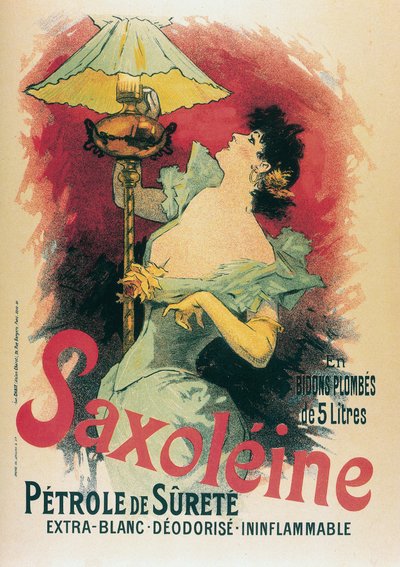 "Saxolein" 1891 (litografi) av Jules Cheret