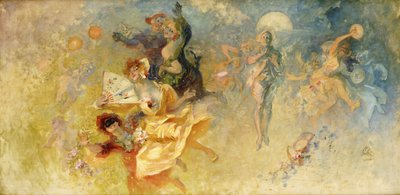 Maskbalen, av Jules Cheret