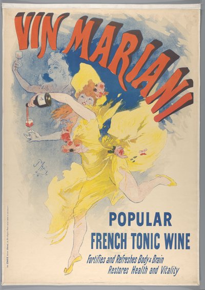 Vin Mariani, 1894 av Jules Cheret