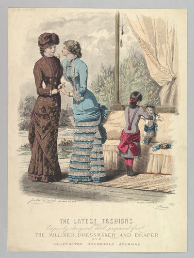 Det senaste modet uttryckligen designat och förberett för Milliner, Dressmaker and Dr..., 1880-82. av Jules David