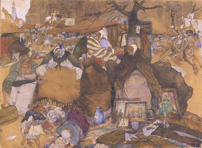 Den gamla marknaden i Gent av Jules de Bruycker