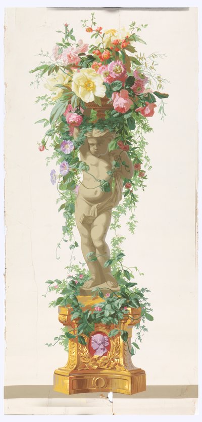 Flora galleri dekor av Jules Desfossé
