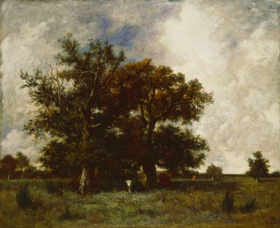Fontainebleau Oaks av Jules Dupré
