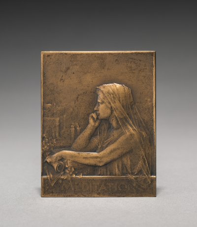 Medaljong. av Jules Dupré
