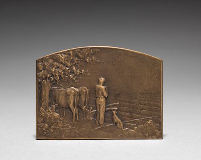 Medaljong. av Jules Dupré