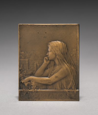 Medaljong. av Jules Dupré