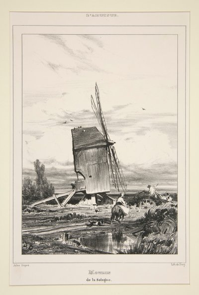 Sologne Bruk av Jules Dupré