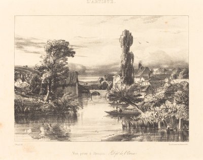 Utsikt på Alençon av Jules Dupré