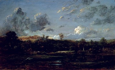 In the Landes, ca 1841 (olja på duk) av Jules Dupré