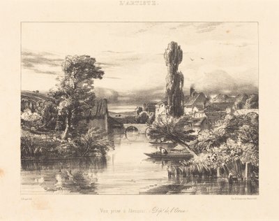 Utsikt över Alençon av Jules Dupré