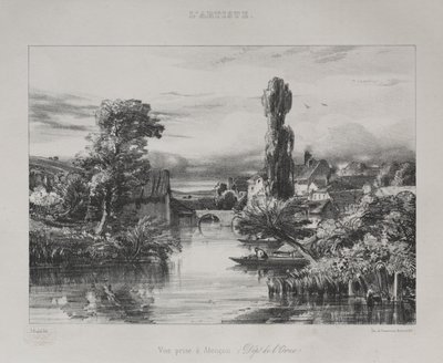 Utsikt nära Alençon av Jules Dupré