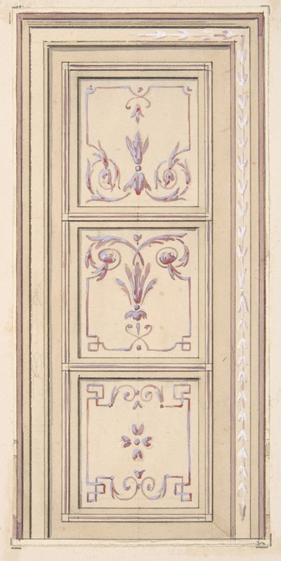 Design för tak, andra hälften av 1800-talet. Skapare: Jules-Edmond-Charles Lachaise, Eugène-Pierre Gourdet. av Jules Edmond Charles Lachaise and Eugène Pierre Gourdet
