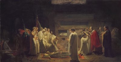 Martyrerna i katakomberna, 1855 av Jules Eugene Lenepveu