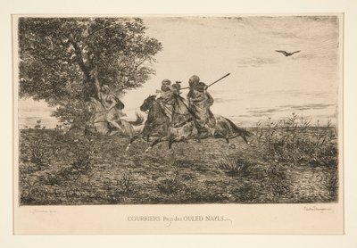 Postland Ouled Nayles av Jules Ferdinand Jacquemart