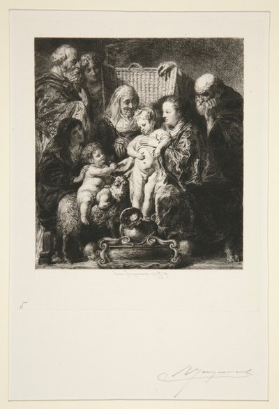 helig familj av Jules Ferdinand Jacquemart