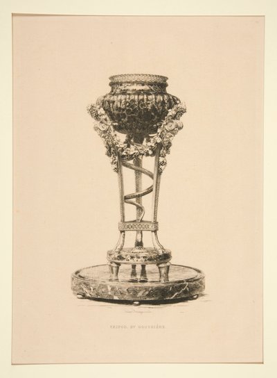 Stativ (av Gouthiere) av Jules Ferdinand Jacquemart