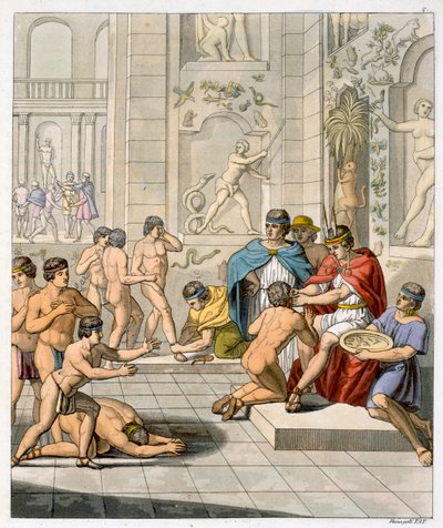Ceremoni i inkahuvudstaden Cuzco, Peru, c1820-1839 av Jules Ferrario