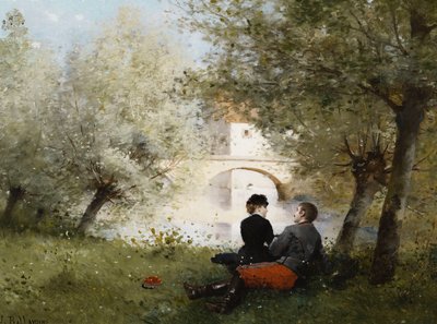 Längs floden; Längs floden, av Jules Frederic Ballavoine