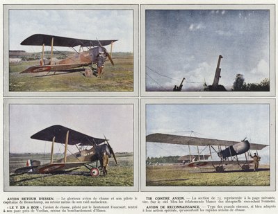 Essen Return Flygplan, Skjutning mot flygplan, De goda, Spaningsflygplan av Jules Gervais Courtellemont