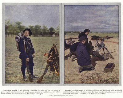Alpine Hunter, Alpine Gunners av Jules Gervais Courtellemont