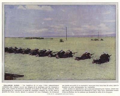 alpina jägare av Jules Gervais Courtellemont