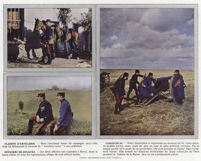 Artilleri Bugle, 90-talskanon, Zouave-officerare av Jules Gervais Courtellemont