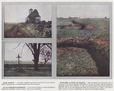 Fosse Martin, Tranchees Around Nogeon, Le Calvaire de Fosse Martin av Jules Gervais Courtellemont