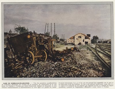 Dombasle-En-Argonne tågstation av Jules Gervais Courtellemont