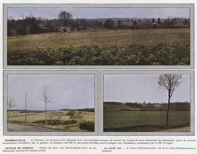 Humbeauville, runt Sompuis, La Cote 196 av Jules Gervais Courtellemont