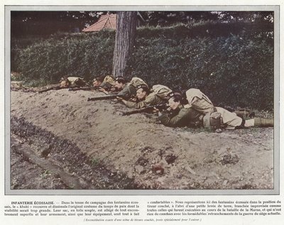 Skotskt infanteri av Jules Gervais Courtellemont