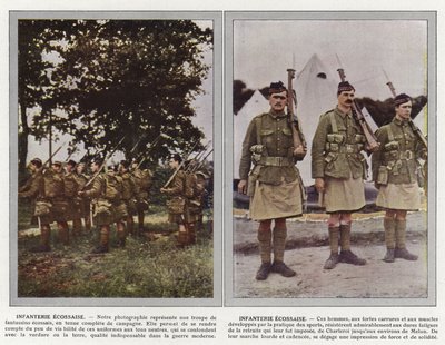Skotskt infanteri, skotskt infanteri av Jules Gervais Courtellemont