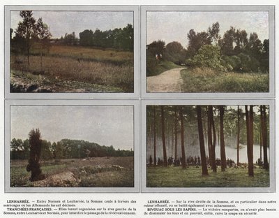 Lenharree, Lenharree, Tranchees Francaises, Bivouac Under the Firs av Jules Gervais Courtellemont