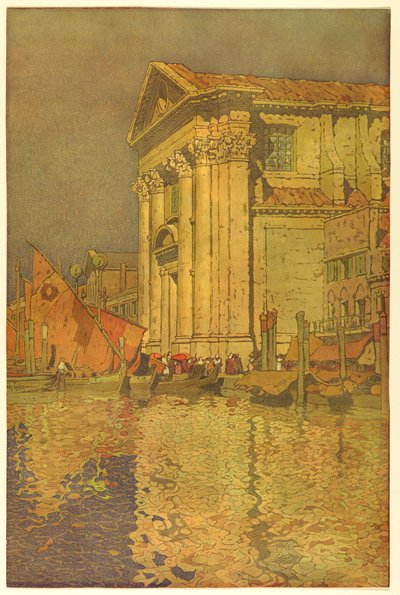 San Salvatore-kyrkan, Venedig av Jules Guerin