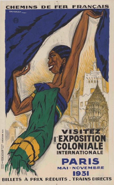 Paris Colonial Exhibition Exposition coloniale internationale, 1931. av Jules Isnard Dransy