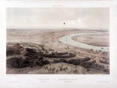 Greenwich, London, c1845 av Jules Louis Arnout