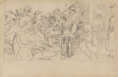 Café? Scen av Jules Pascin