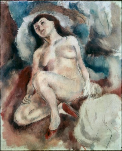 Komposition (Naken) av Jules Pascin
