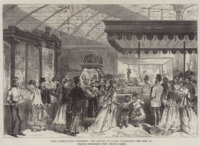 Paris International Exhibition, engelska smyckesavdelningen av Jules Pelcoq