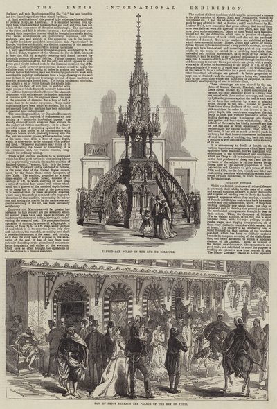 Paris internationella utställning av Jules Pelcoq