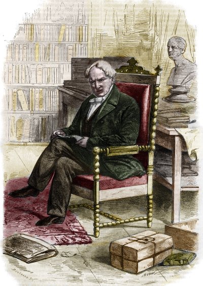 Porträtt av Alexander Von Humboldt (Alexander av Humboldt av Jules Worms