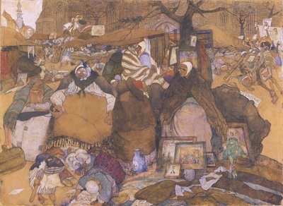 Den gamla marknaden i Gent av Jules de Bruycker